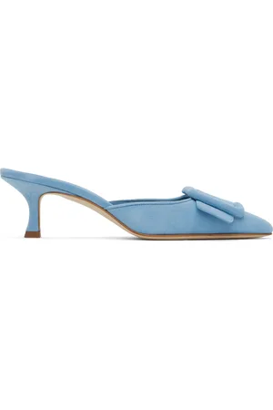 Manolo Blahnik Mules Maysale bleues