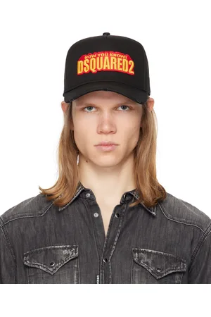 Dsquared2 Casquette noire à écusson à logo