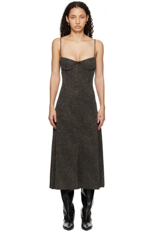 Beaufille Robe midi Ariel noire