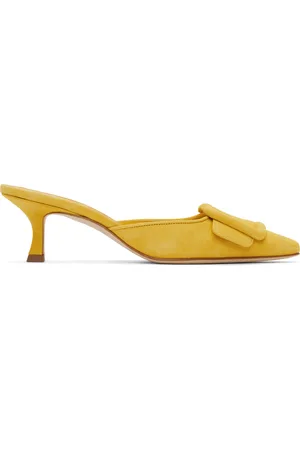 Manolo Blahnik Mules Maysale jaunes