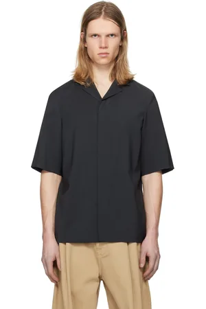 BARENA Chemise Atila grise en laine froide
