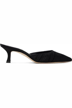 Manolo Blahnik Mules Carolynemu noires