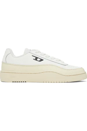 Diesel Baskets basses Tracker blanc et beige