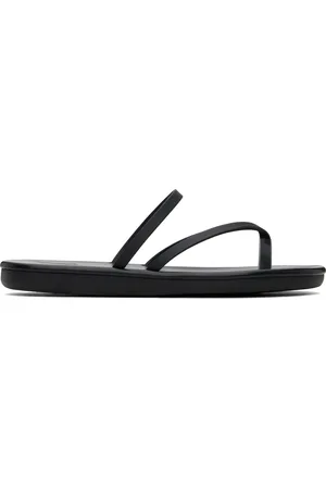 Ancient Greek Sandals Tongs Myla noires