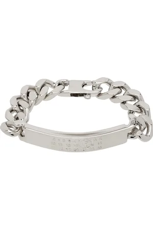 Maison Margiela Bracelet-chainette argenté