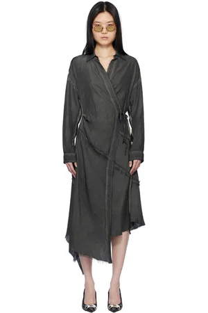 Diesel Robe midi Raven-Q1 grise