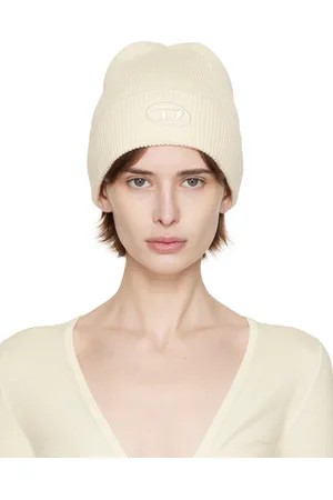 Diesel Bonnet K-Coder-Fully B blanc cassé