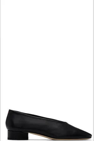 Aeyde Ballerines Delia noires en cuir
