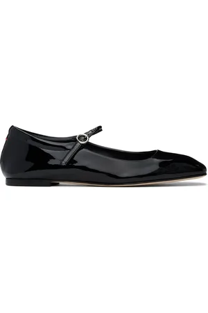 Aeyde Ballerines de style Charles IX Uma noires en cuir