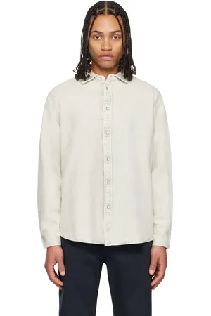 RAG&BONE Chemise Matthew blanc cassé en denim