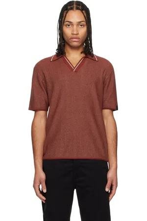 RAG&BONE Polo Harvey Jonny bourgogne