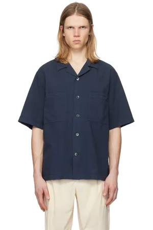 BARENA Chemise Solana Lassa bleu marine