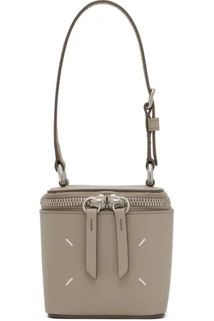 Maison Margiela Mini sac rigide taupe