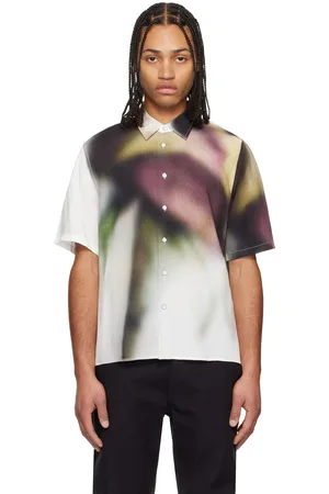 RAG&BONE Chemise Dalton blanc cassé à image imprimée