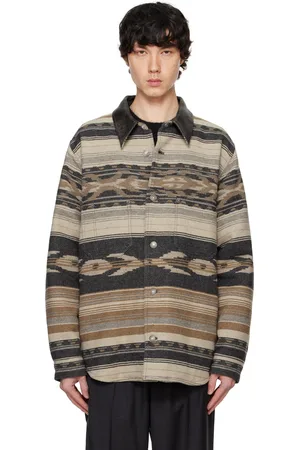 Isabel Marant Blouson Dalton beige et gris