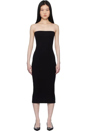 Gil Rodriguez Robe tube midi transformable noire
