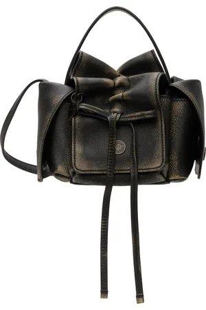 Acne Studios Mini sac brun à poches