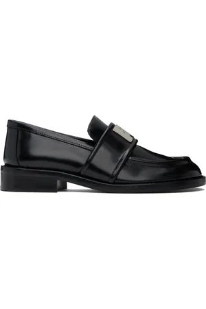 Acne Studios Flâneurs noirs en cuir