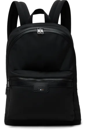 HUGO BOSS Sac à dos structuré noir