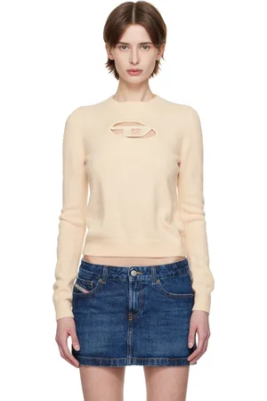 Diesel Pull ajusté M-Areesa blanc cassé