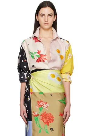Moschino Chemise multicolore à motif fleuri imprimé