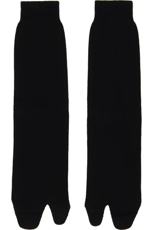 Maison Margiela Chaussettes noires à bout Tabi