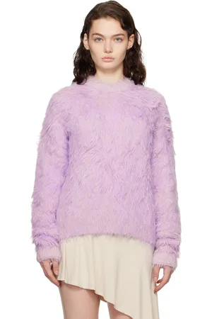 Acne Studios Pull texturé mauve