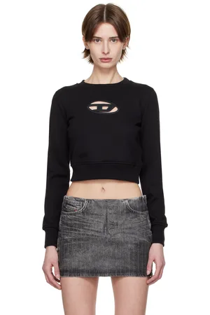 Diesel Pull molletonné F-Slimmy noir à logo