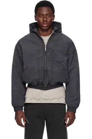 Izzue Blouson gris à capuche