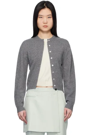 SANDY LIANG Pull Newt gris et blanc