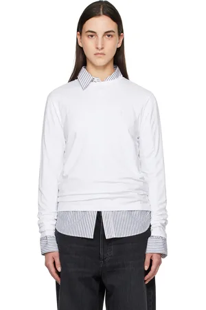 Acne Studios T-shirt à manches longues blanc