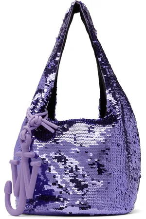 J.W.Anderson Mini sac mauve à paillettes