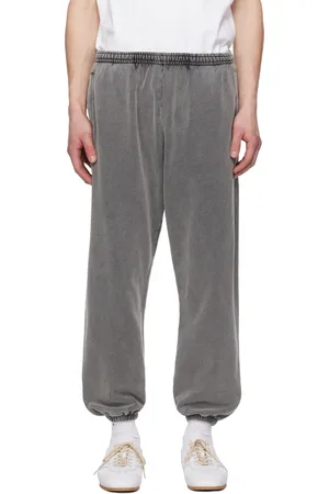 Acne Studios Pantalon de survêtement gris en coton