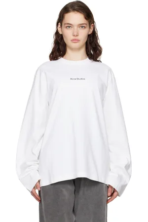 Acne Studios T-shirt blanc à estampe du logo