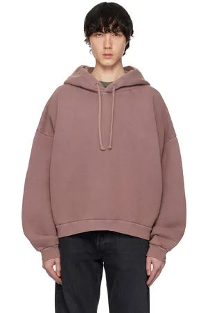 Acne Studios Pull à capuche décontracté mauve