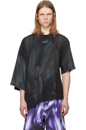 Gerrit Jacob T-shirt noir à motif graphique imprimé