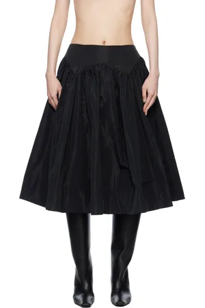 SANDY LIANG Jupe midi Murano noire