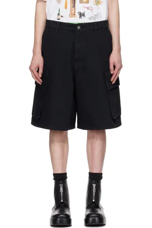 J.W.Anderson Short cargo noir en denim