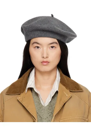 Maison Margiela Béret gris en laine épaisse