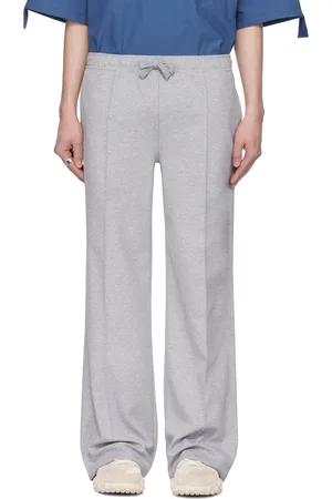 J.W.Anderson Pantalon de survêtement gris à nervures