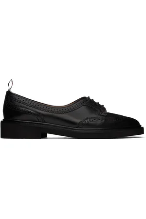 Thom Browne Derbys noirs à bout en amande