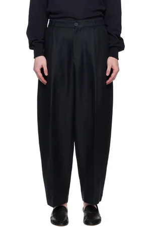 STUDIO NICHOLSON Pantalon Ellis bleu marine