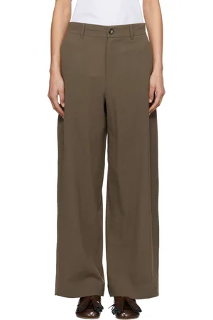 J.W.Anderson Pantalon droit brun