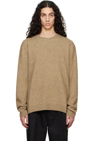 Maison Margiela Pull beige à boulochage
