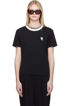 Acne Studios T-shirt noir à logo imprimé
