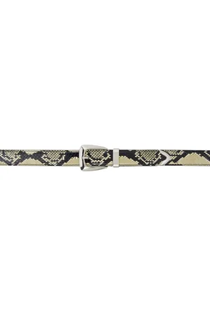 Khaite Ceinture Benny beige et noir