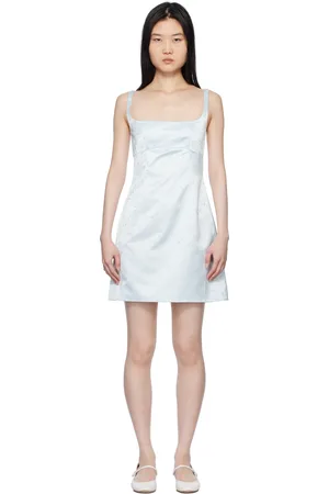 SANDY LIANG Robe courte Melrose bleue