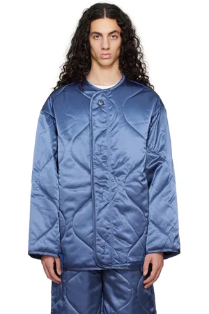 J.W.Anderson Blouson matelassé surdimensionné bleu marine