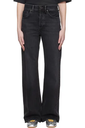 Acne Studios Jean noir à effet délavé
