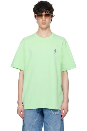 J.W.Anderson T-shirt vert à logo brodé